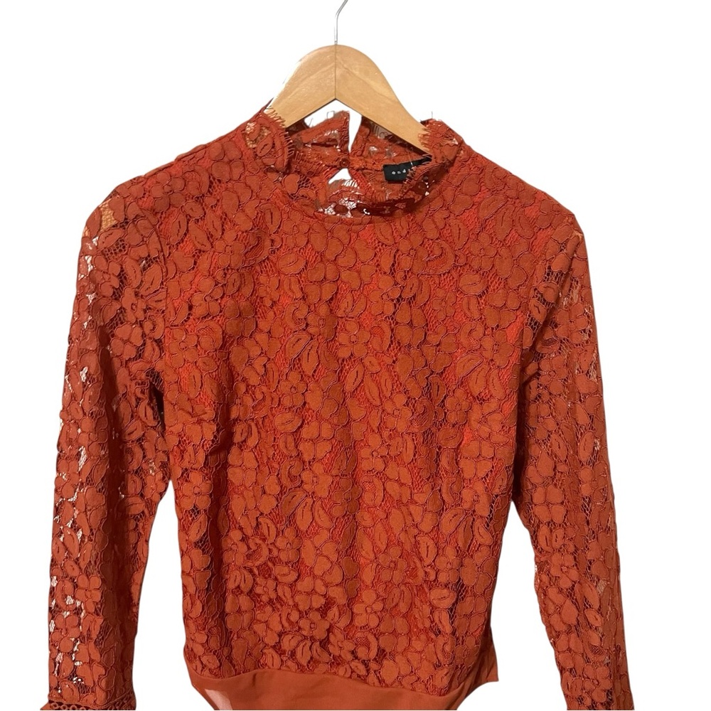 Revolve Endless Rose Cut Back Lace Detailed Bodysuit Size XS New - Picture 8 of 13